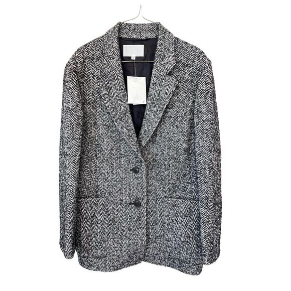 NWT Moussy Vintage | Double Breasted Wool Alpaca Sport Blazer Jacket M - Picture 1 of 10